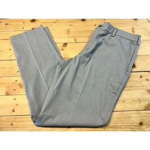 Savane‎ Mens Slim Fit Flat Front Dress Pants Grey Heather 36x32